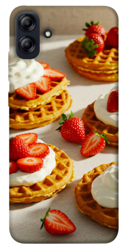 Чехол itsPrint Вафли с клубникой для Samsung Galaxy A04e