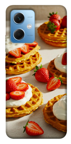 Чехол itsPrint Вафли с клубникой для Xiaomi Poco X5 5G