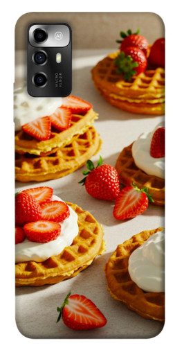 Чехол itsPrint Вафли с клубникой для ZTE Blade A72