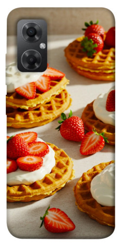 Чехол itsPrint Вафли с клубникой для Xiaomi Redmi Note 11R