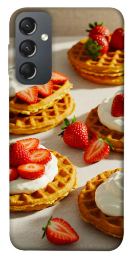 Чехол itsPrint Вафли с клубникой для Samsung Galaxy A24 4G