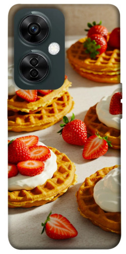 Чехол itsPrint Вафли с клубникой для OnePlus Nord CE 3 Lite