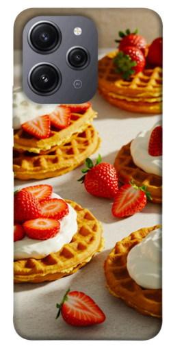 Чехол itsPrint Вафли с клубникой для Xiaomi Redmi 12