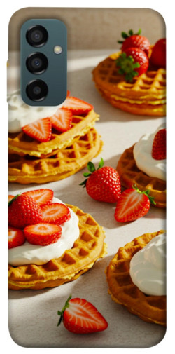 Чехол itsPrint Вафли с клубникой для Samsung Galaxy M34 5G