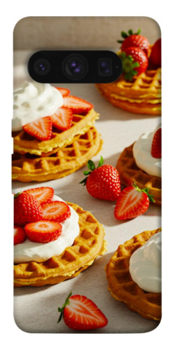 Чехол itsPrint Вафли с клубникой для Google Pixel 8 Pro