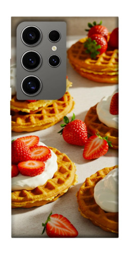 Чехол itsPrint Вафли с клубникой для Samsung Galaxy S24 Ultra