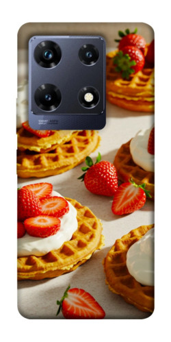Чехол itsPrint Вафли с клубникой для Infinix Note 30 Pro