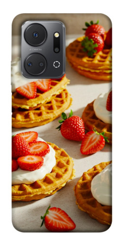 Чехол itsPrint Вафли с клубникой для Huawei Honor X7a