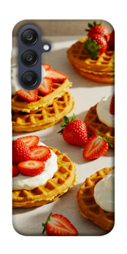 Чехол itsPrint Вафли с клубникой для Samsung Galaxy A25 5G