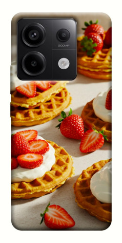 Чехол itsPrint Вафли с клубникой для Xiaomi Redmi Note 13 Pro 4G