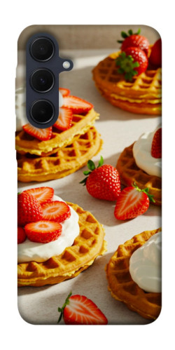 Чехол itsPrint Вафли с клубникой для Samsung Galaxy A35