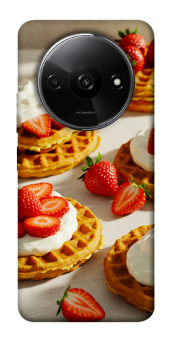 Чехол itsPrint Вафли с клубникой для Xiaomi Redmi A3