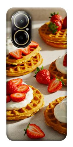 Чехол itsPrint Вафли с клубникой для Realme C67 4G