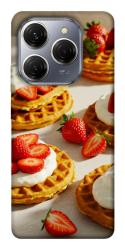 Чехол itsPrint Вафли с клубникой для TECNO Spark 20 Pro