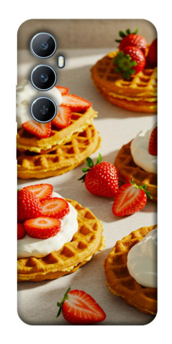 Чехол itsPrint Вафли с клубникой для Realme C65 4G