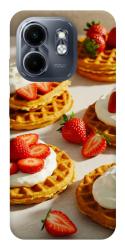 Чохол itsPrint Вафлі з полуницею для Infinix Smart 9 4G / Hot 50i
