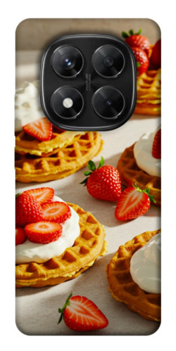 Чохол itsPrint Вафлі з полуницею для Xiaomi Redmi Note 14 Pro 5G
