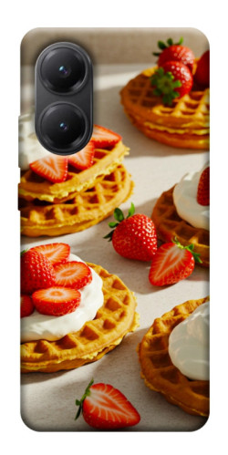 Чехол itsPrint Вафли с клубникой для Xiaomi Poco X7 Pro