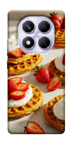Чехол itsPrint Вафли с клубникой для Xiaomi Poco X7