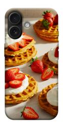 Чехол itsPrint Вафли с клубникой для Apple iPhone 17 (6.3")