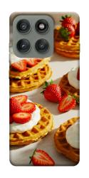 Чехол itsPrint Вафли с клубникой для Motorola Edge 60 Pro