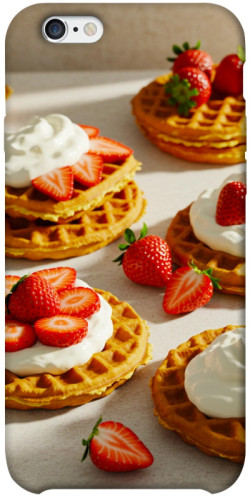 Чехол itsPrint Вафли с клубникой для Apple iPhone 6/6s plus (5.5")