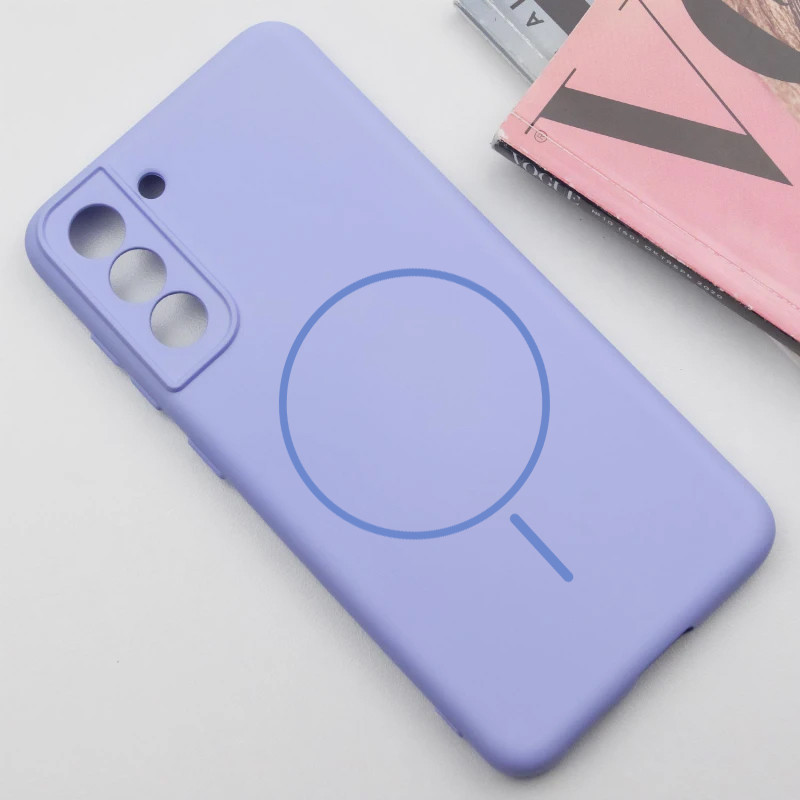 Чохол Lakshmi Full Camera (AA) with MagFit для Samsung Galaxy S21 FE | Мікрофібра на малюнкі №2