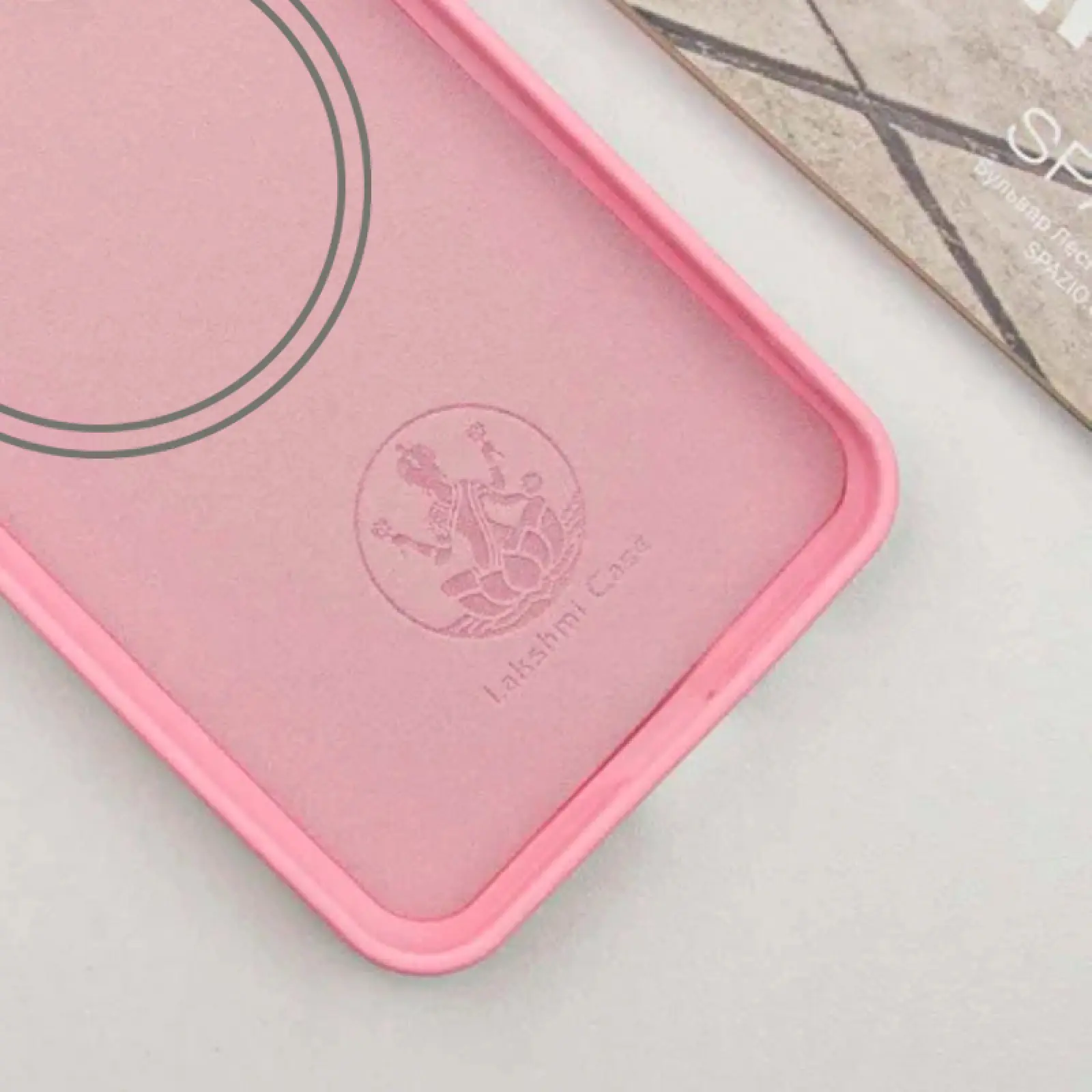 Чехол Silicone Cover Lakshmi Full Camera (AA) with MagFit для Google Pixel 7, Розовый / Light pink 2, Силикон, купить оптом с доставкой