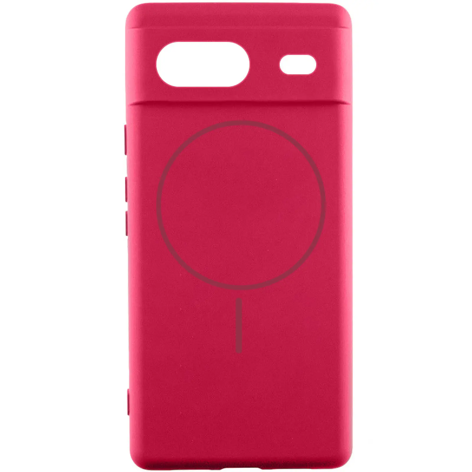 Чехол Silicone Cover Lakshmi Full Camera (AA) with MagFit для Google Pixel 7, Красный / Rose Red, Силикон, купить оптом с доставкой