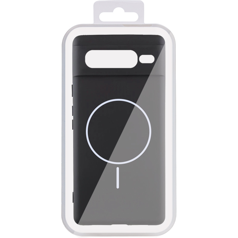 Чехол Silicone Cover Lakshmi Full Camera (AA) with Magnetic Fit для Google Pixel 7 Pro, Черный / Black 3, Силикон, купить оптом с доставкой