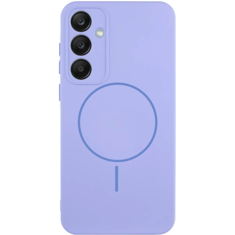 Чехол Silicone Cover Lakshmi Full Camera (AA) with Magnetic Fit для Samsung Galaxy S23+, Сиреневый / Dasheen, Силикон, купить оптом с доставкой