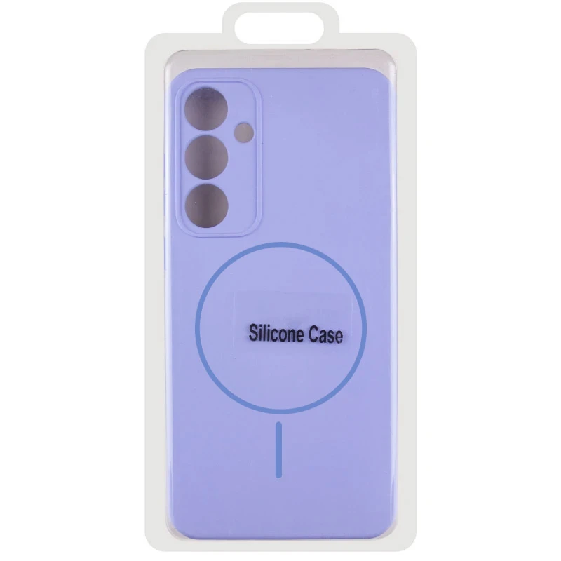 Чехол Silicone Cover Lakshmi Full Camera (AA) with Magnetic Fit для Samsung Galaxy S23+, Сиреневый / Dasheen 4, Силикон, купить оптом с доставкой