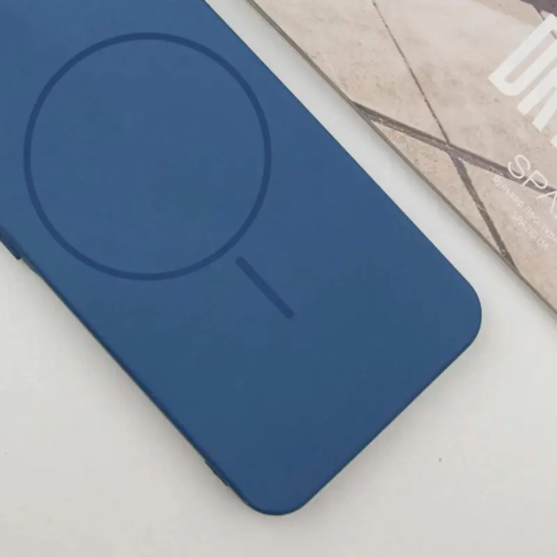 Чехол Silicone Cover Lakshmi Full Camera (AA) with Magnetic Fit для Samsung Galaxy S23 FE, Синий / Navy blue 1, Силикон, купить оптом с доставкой