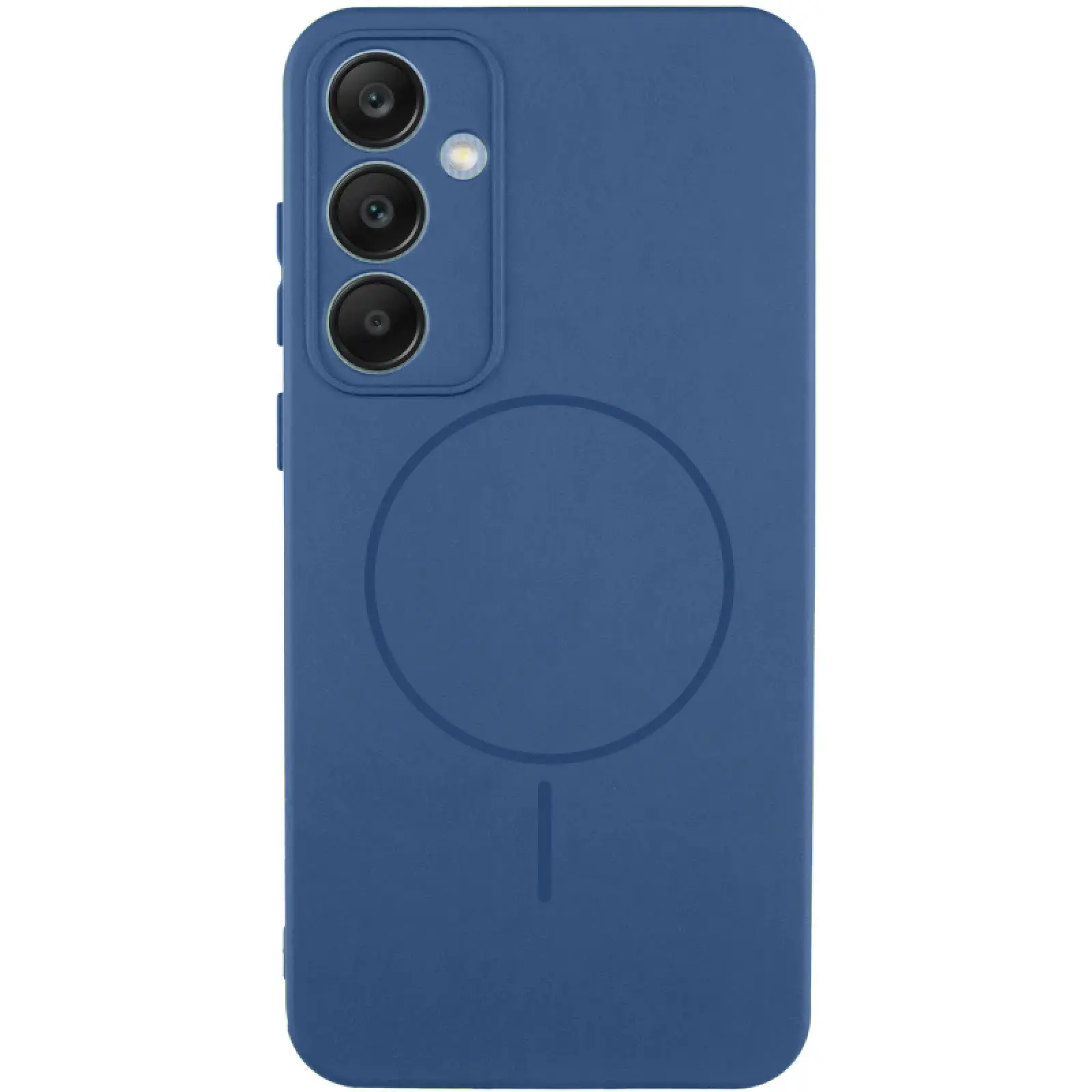 Чехол Silicone Cover Lakshmi Full Camera (AA) with Magnetic Fit для Samsung Galaxy S23 FE, Синий / Navy blue, Силикон, купить оптом с доставкой