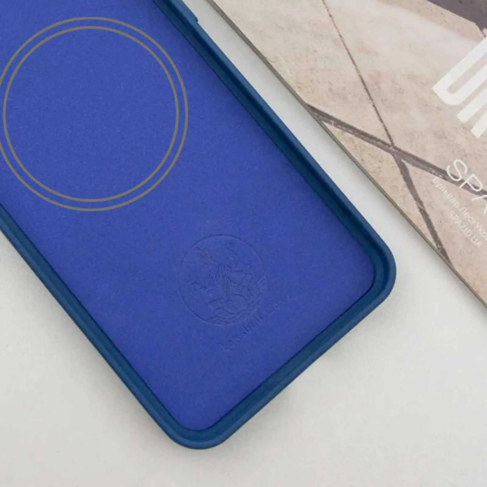 Чехол Silicone Cover Lakshmi Full Camera (AA) with Magnetic Fit для Samsung Galaxy S23 FE, Синий / Navy blue 2, Силикон, купить оптом с доставкой