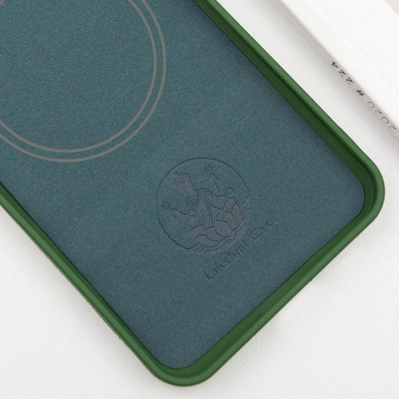 Чехол Silicone Cover Lakshmi Full Camera (AA) with Magnetic Fit для Google Pixel 8 Pro, Зеленый / Dark green 1, Силикон, купить оптом с доставкой
