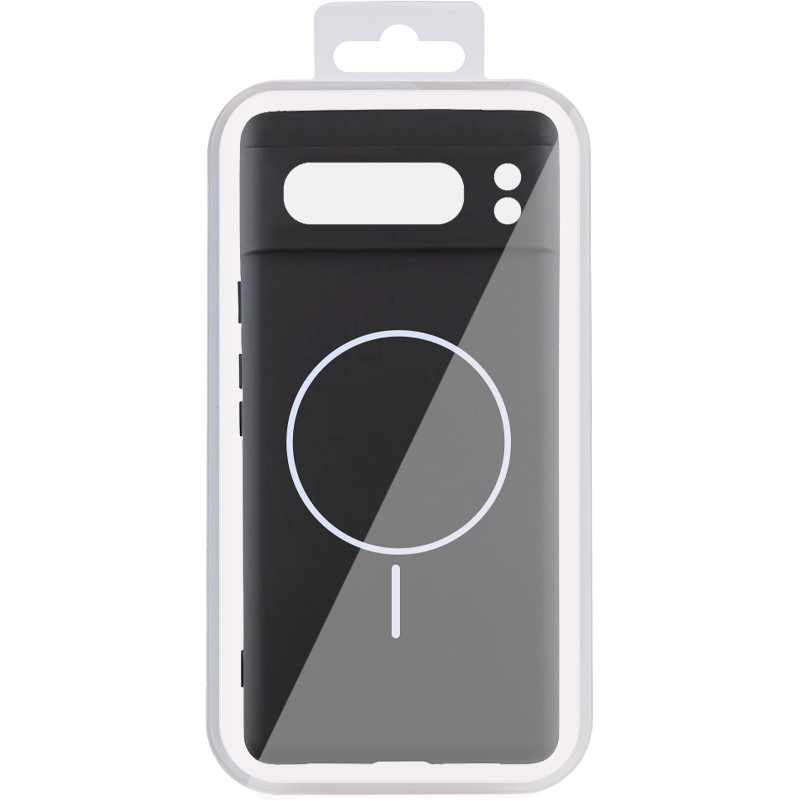 Чехол Silicone Cover Lakshmi Full Camera (AA) with Magnetic Fit для Google Pixel 8 Pro, Черный / Black 3, Силикон, купить оптом с доставкой