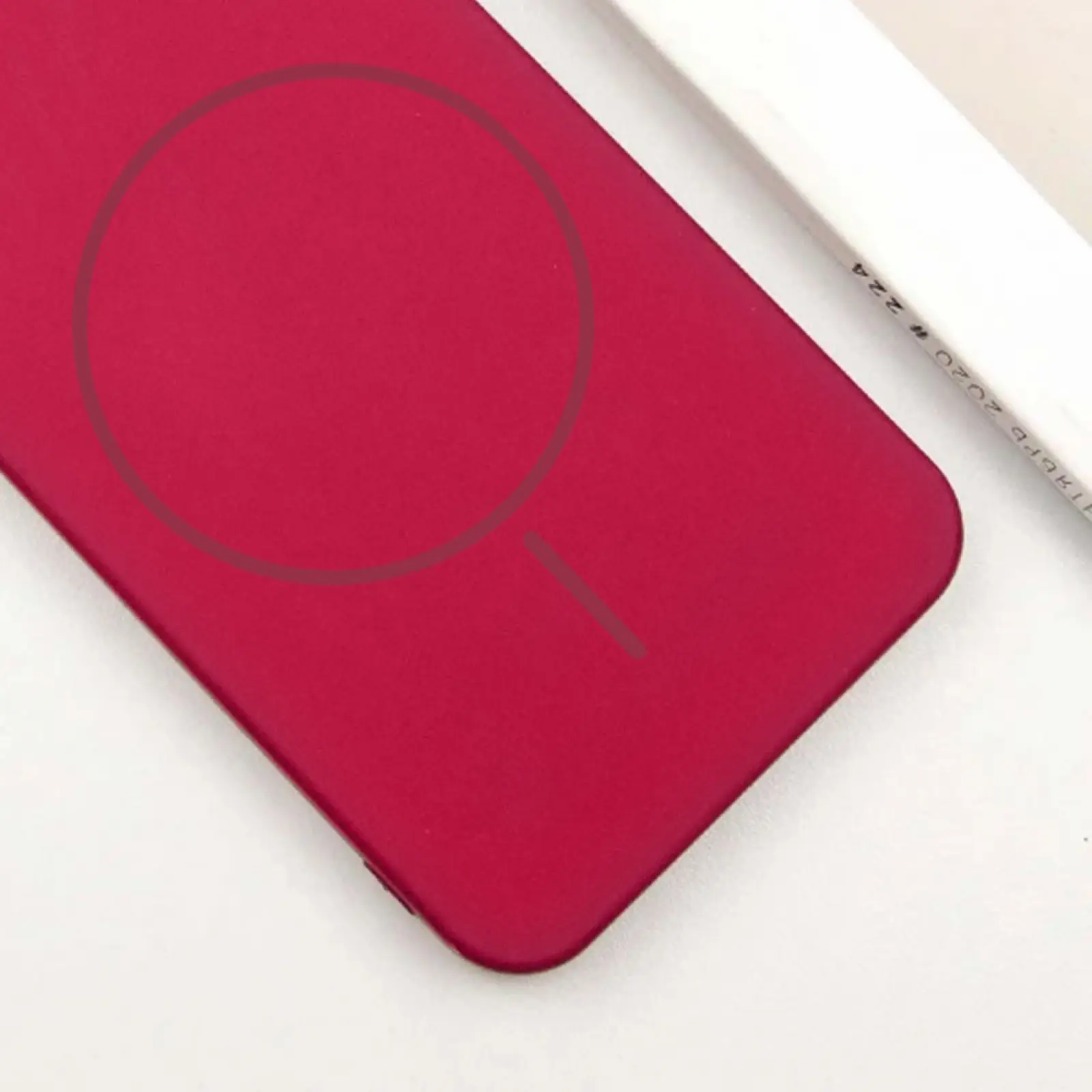 Чехол Silicone Cover Lakshmi Full Camera (AA) with MagFit для Samsung Galaxy S24, Красный / Rose Red 1, Силикон, купить оптом с доставкой