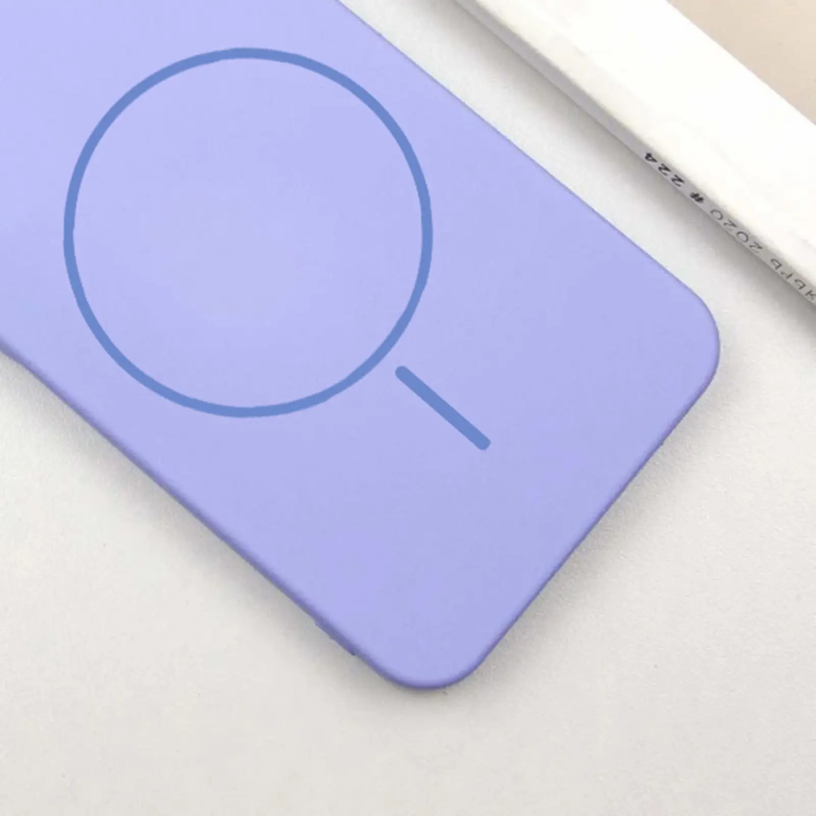 Чехол Silicone Cover Lakshmi Full Camera (AA) with MagFit для Samsung Galaxy S24+, Сиреневый / Dasheen 1, Силикон, купить оптом с доставкой