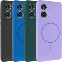 Чехол Silicone Cover Lakshmi Full Camera (AA) with MagFit для Motorola Edge 50 Fusion