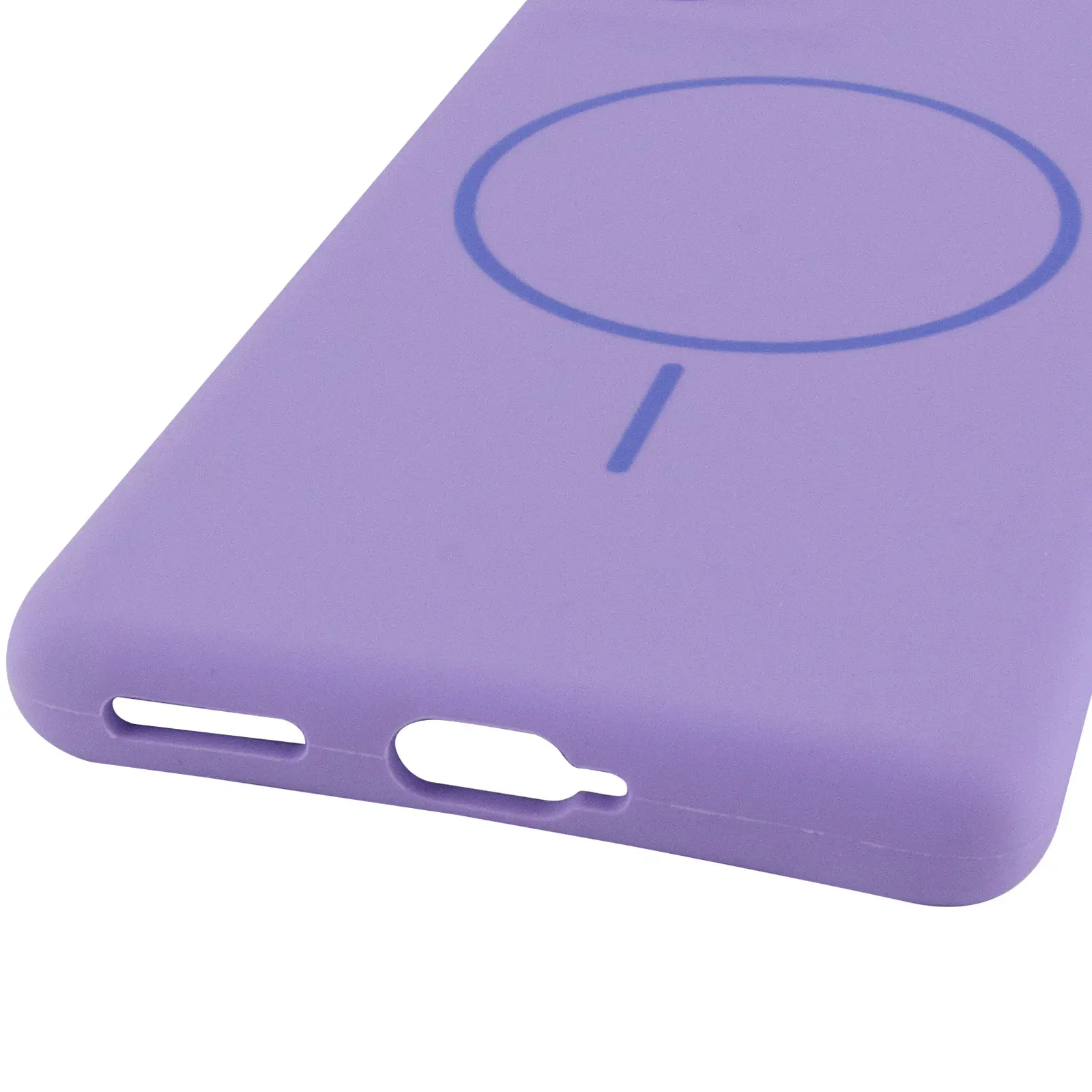 Чехол Silicone Cover Lakshmi Full Camera (AA) with MagFit для Motorola Edge 50 Fusion, Сиреневый / Dasheen 4, Силикон, купить оптом с доставкой