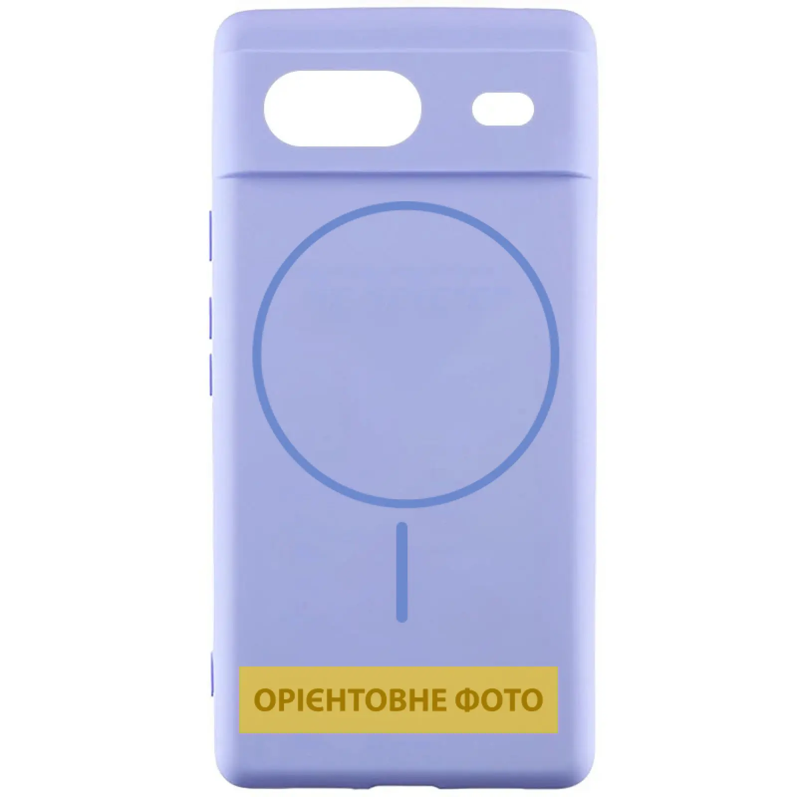 Чехол Silicone Cover Lakshmi Full Camera (AA) with MagFit для Google Pixel 8a, Сиреневый / Dasheen, Силикон, купить оптом с доставкой