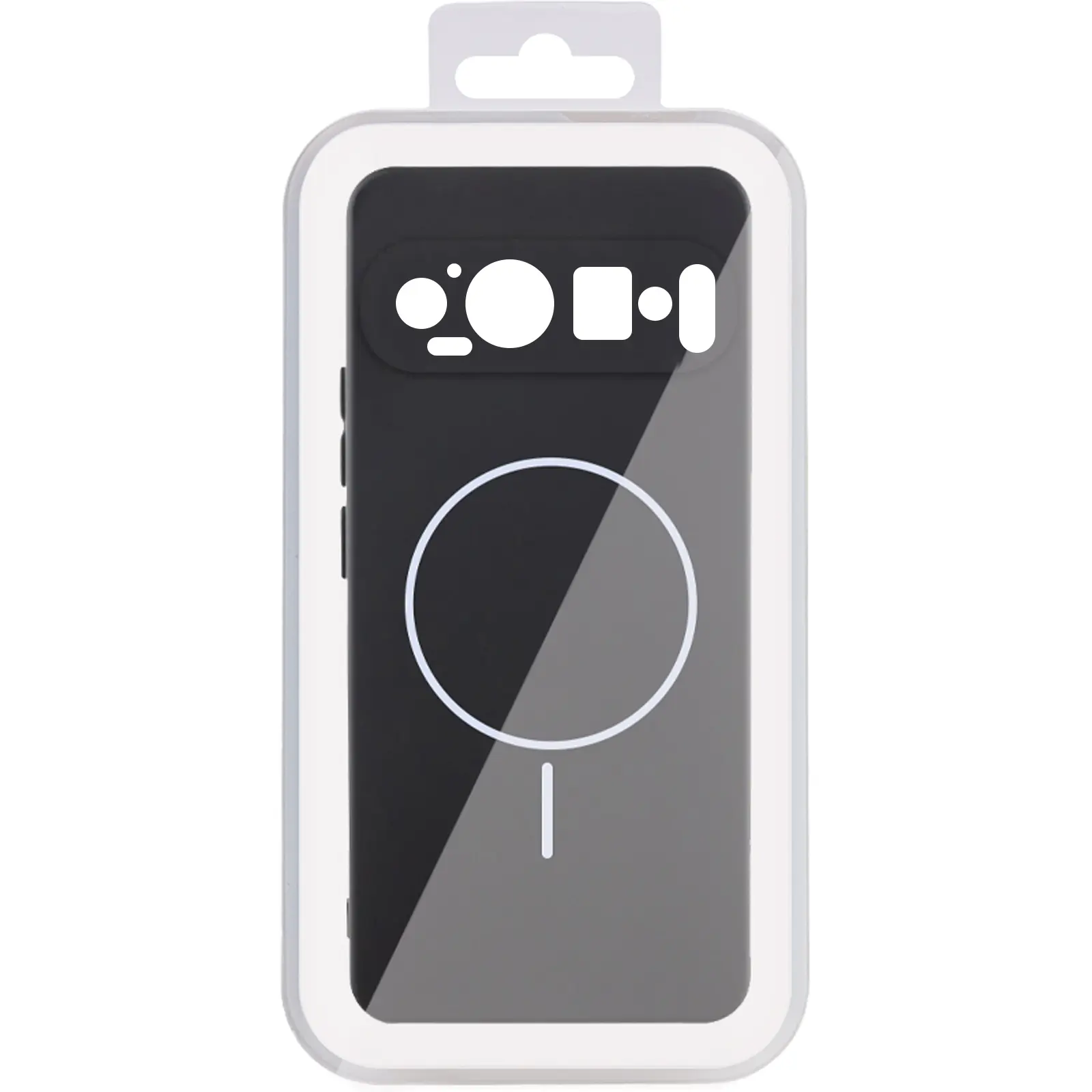 Чехол Silicone Cover Lakshmi Full Camera (AA) with MagFit для Google Pixel 9 Pro XL, Черный / Black 3, Силикон, купить оптом с доставкой