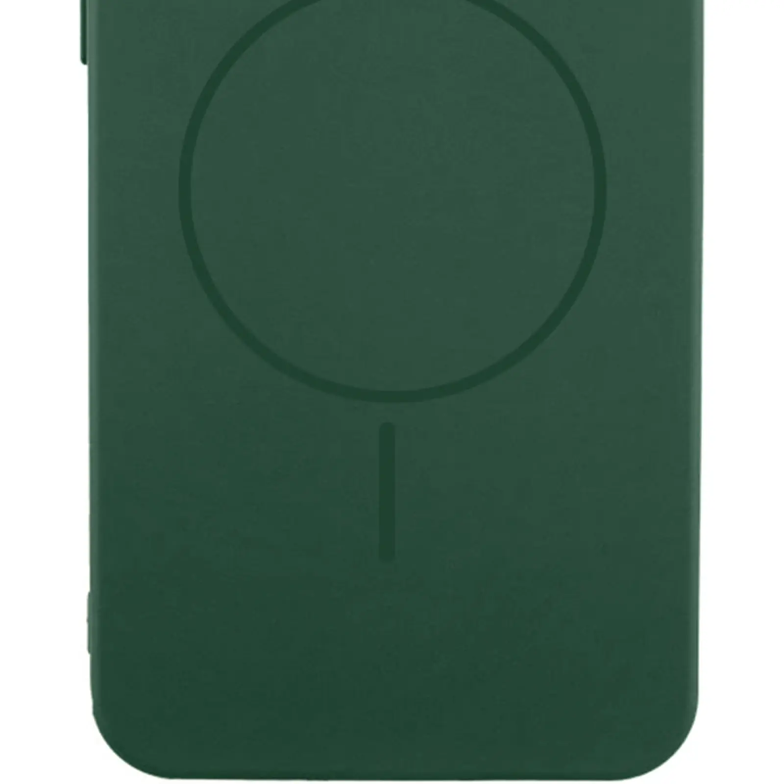 Чехол Silicone Cover Lakshmi Full Camera (AA) with Magnetic Fit для Samsung Galaxy S25+, Зеленый / Dark green 1, Силикон, купить оптом с доставкой