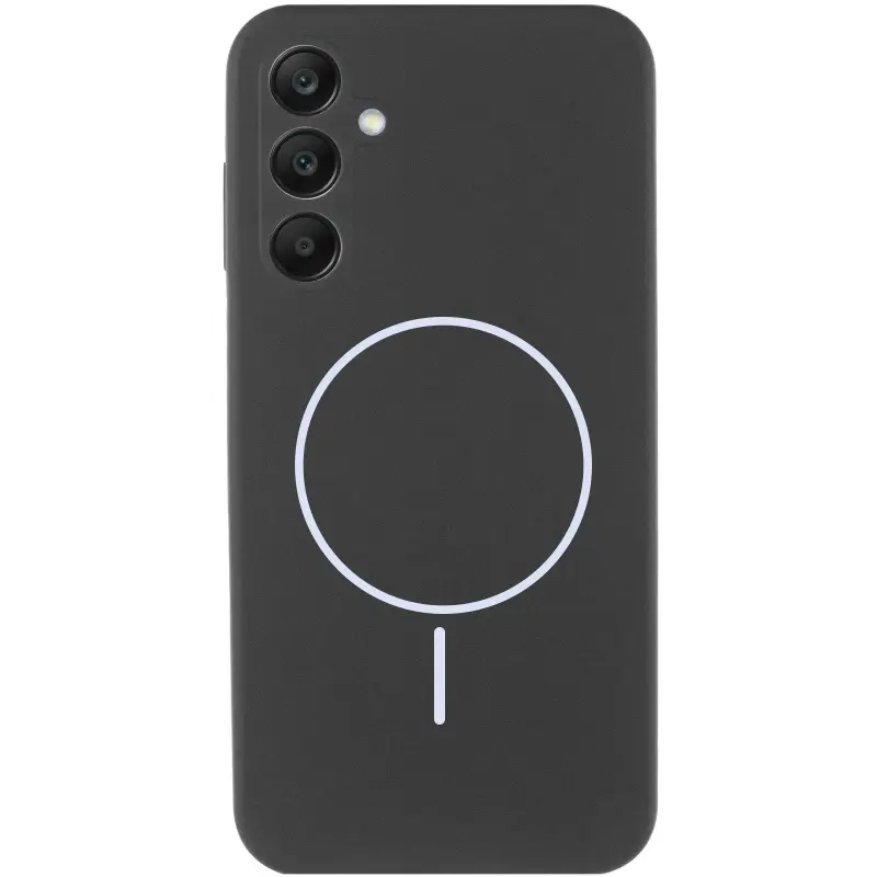Чохол Silicone Cover Lakshmi Full Camera (AA) with Magnetic Fit для Samsung Galaxy S25, Чорний / Black, Силікон, купити оптом з доставкою