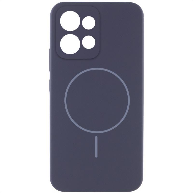 Чехол Silicone Cover Lakshmi Full Camera (AA) with Magnetic Fit для Motorola Edge 50 Neo, Темно-синий / Midnight blue, Силикон, купить оптом с доставкой