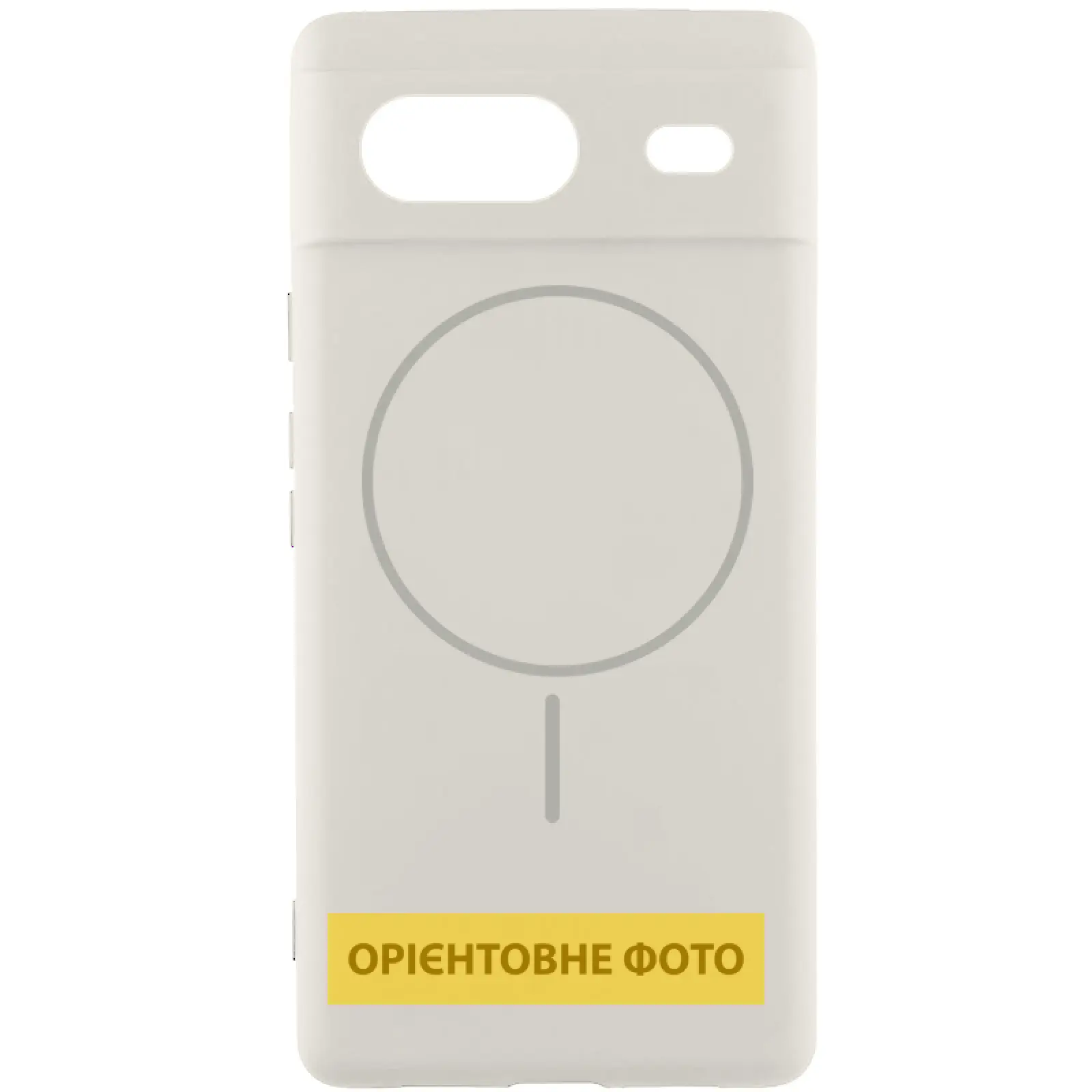 Чохол Silicone Cover Lakshmi Full Camera (AA) with MagFit для Google Pixel 9a, Білий / White, Силікон, купити оптом з доставкою