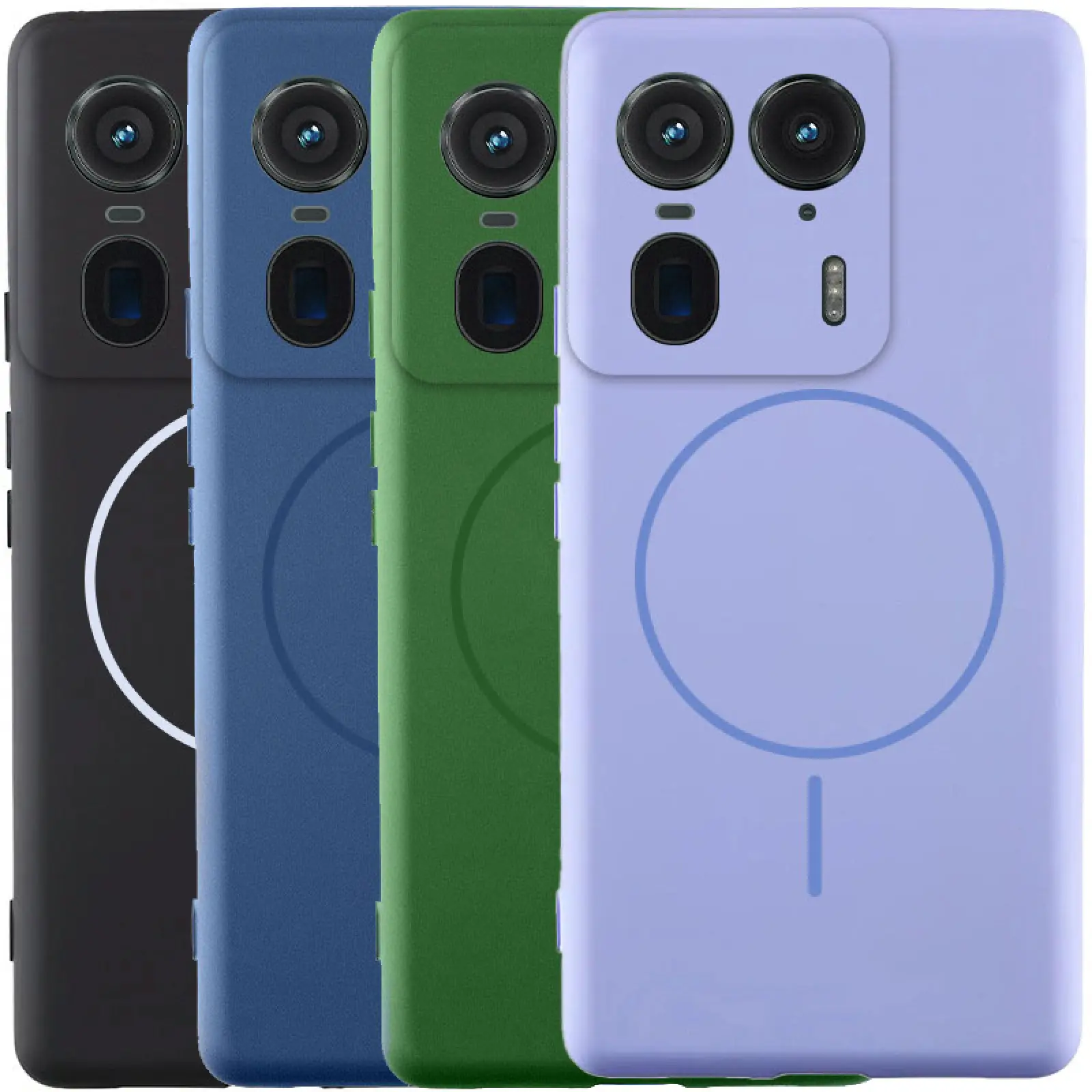 Чехол Silicone Cover Lakshmi Full Camera (AA) with MagFit для Motorola Edge 50 Ultra, Силикон, купить оптом с доставкой