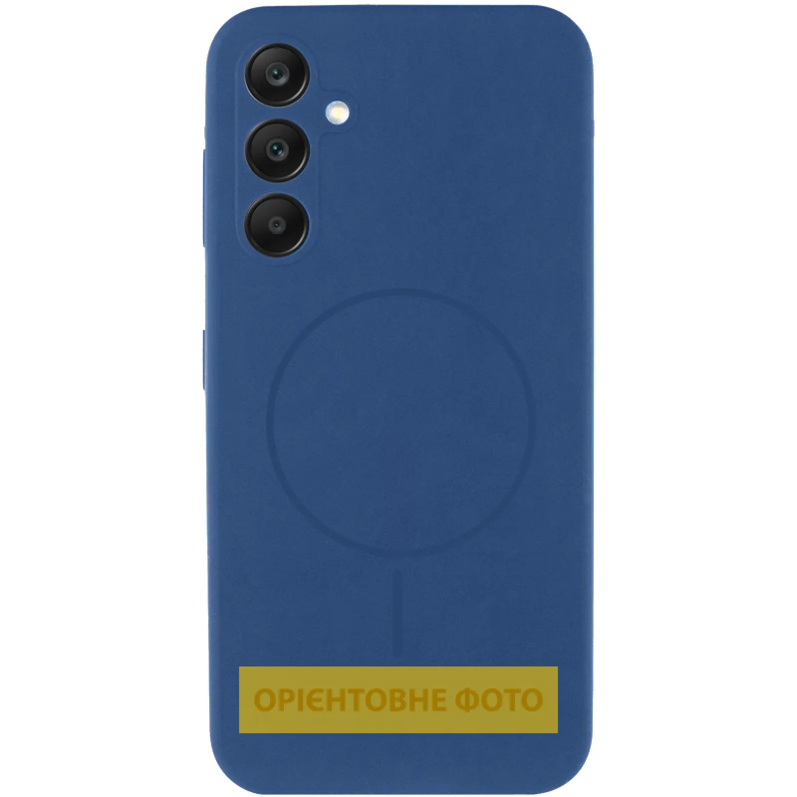 Чехол Silicone Cover Lakshmi Full Camera (AA) with Magnetic Fit для Samsung Galaxy S25 Edge, Синий / Navy blue, Силикон, купить оптом с доставкой