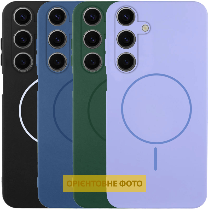 Чехол Silicone Cover Lakshmi Full Camera (AA) with Magnetic Fit для Samsung Galaxy A07, Силикон, купить оптом с доставкой